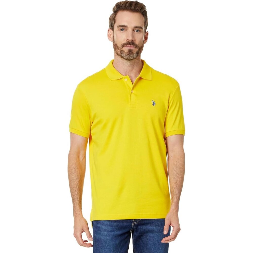 U.S. POLO ASSN. Yellow Shirt. Plus Size 3XL